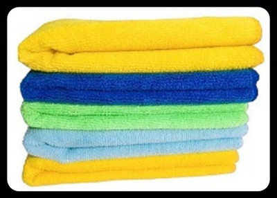 kvhub Microfiber Vehicle Washing  Cloth(Pack Of 5)