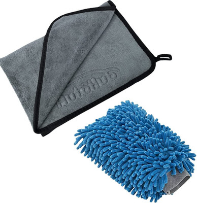 MOCKHE Microfiber Vehicle Washing  Cloth(Pack Of 1, 800 GSM)