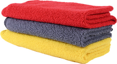 MOPLOP Microfiber Vehicle Washing  Cloth(Pack Of 3, 200 GSM)