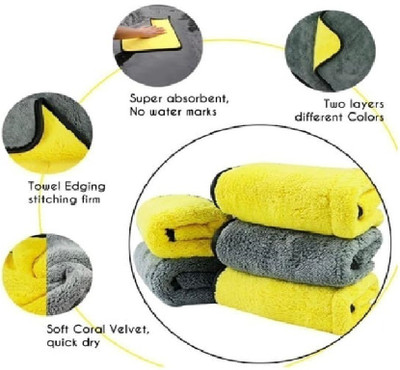 AM Creations Wet and Dry Microfiber Cleaning Cloth(5 Units)