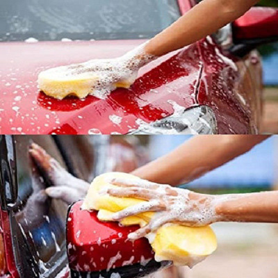 SHA Microfiber Vehicle Washing  Sponge(Pack Of 2)