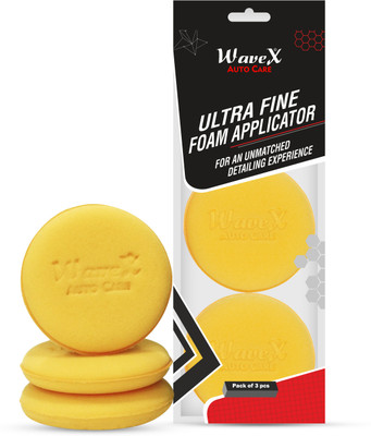 Wavex Polyurethane Vehicle Washing  Sponge(Pack Of 3)