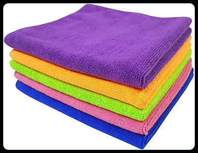 VENTERPRISE Microfiber Vehicle Washing  Cloth(Pack Of 5)