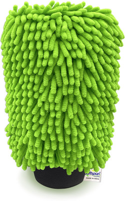 SOFTSPUN Microfiber Vehicle Washing  Hand Glove(Pack Of 1, 1700 GSM)