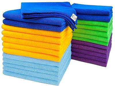 Mytig Clean Microfiber Vehicle Washing  Cloth(Pack Of 25)