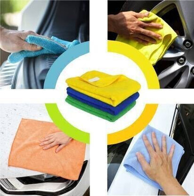 World Wide Villa Microfiber Vehicle Washing  Cloth(Pack Of 1, 700 GSM)