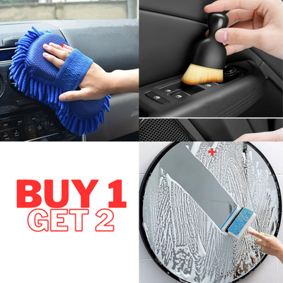 R FASHION Plastic Vehicle Washing  Brush(Pack Of 1)