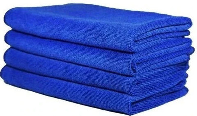 Sheen and Shine Microfiber Vehicle Washing  Cloth(Pack Of 4, 400 GSM)