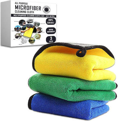 SRBK fashion Microfiber Vehicle Washing  Duster(Pack Of 3, 800 GSM)
