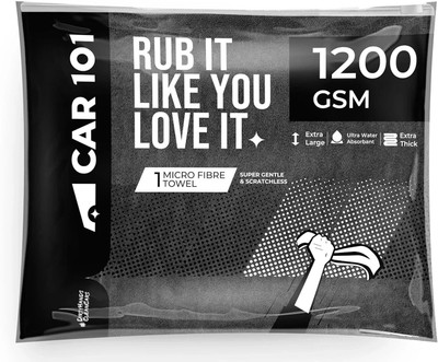 CAR101 Microfiber Vehicle Washing  Cloth(Pack Of 1, 1200 GSM)
