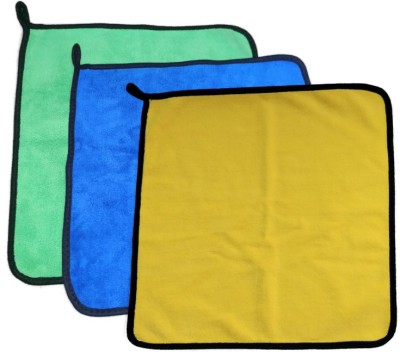 VP UNIQUE Melamine Vehicle Washing  Cloth(Pack Of 3, 600 GSM)