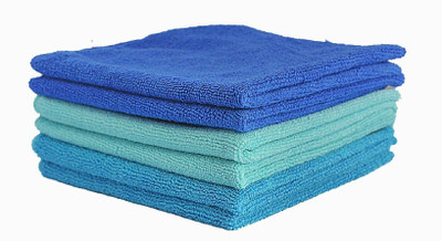 Hitvik Microfiber Vehicle Washing  Cloth(Pack Of 6, 300 GSM)