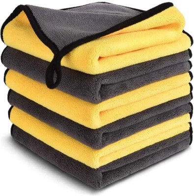 shinestars Microfiber Vehicle Washing  Duster(Pack Of 5, 600 GSM)