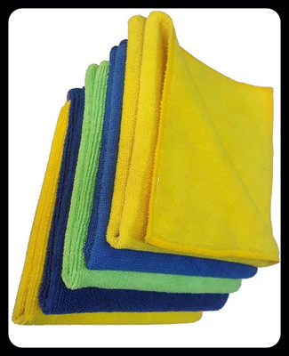 kvhub Microfiber Vehicle Washing  Cloth(Pack Of 5)