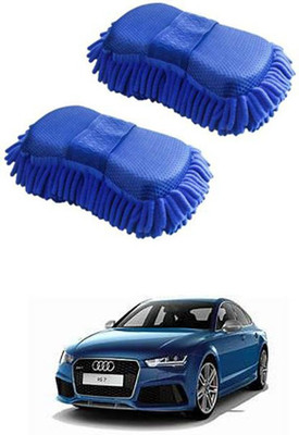 APICAL Microfiber Vehicle Washing  Sponge(Pack Of 2)