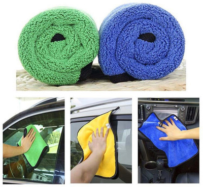 MEGAKLEEN Microfiber Vehicle Washing  Cloth(Pack Of 5)