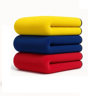 High Life Microfiber Vehicle Washing  Cloth(Pack Of 3, 500 GSM)