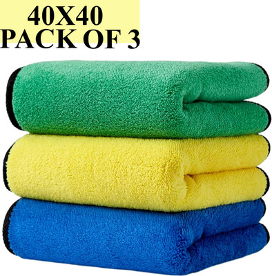 Otoroys Microfiber Vehicle Washing  Cloth(Pack Of 3, 800 GSM)