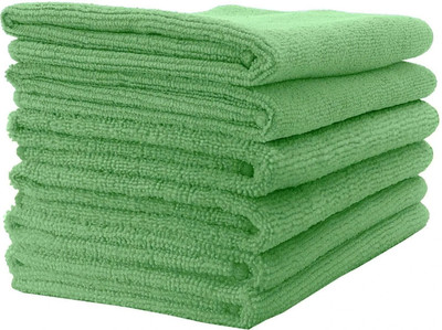 Sheen Microfiber Vehicle Washing  Cloth(Pack Of 6, 300 GSM)