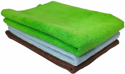 AUTO PEARL Microfiber Vehicle Washing  Cloth(Pack Of 3, 300 GSM)