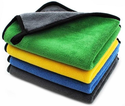 Neekshaa Microfiber Vehicle Washing  Cloth(Pack Of 4, 800 GSM)