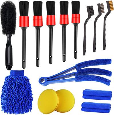 shoparam Plastic, Fabric Vehicle Washing Brush(Pack Of 15)