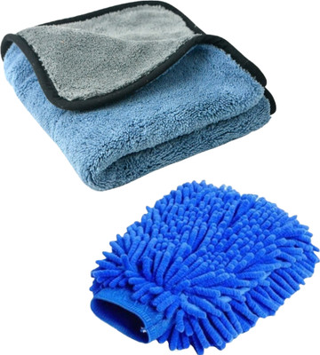Auto Hub Microfiber Vehicle Washing  Cloth(Pack Of 1, 800 GSM)