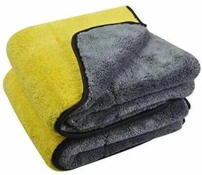DJDecor Microfiber Vehicle Washing  Cloth(Pack Of 2, 800 GSM)