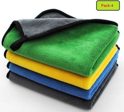 SRBK fashion Microfiber Vehicle Washing  Duster(Pack Of 4, 800 GSM)