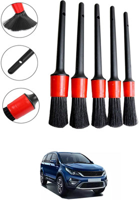 MATIES Red/Black Waterproof New Design Cleaning Brush Set Of 5 Wet and Dry Duster Set