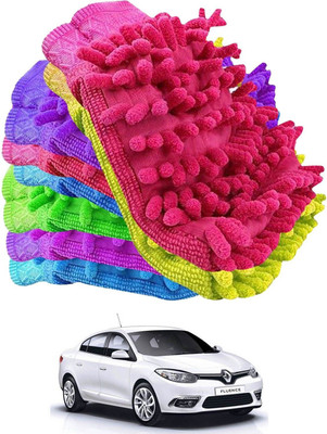 Rhtdm Microfiber Vehicle Washing  Hand Glove(Pack Of 8)