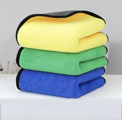 AKDC Microfiber Vehicle Washing  Cloth(Pack Of 3, 600 GSM)