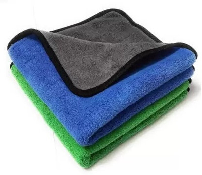 PILONG Microfiber Vehicle Washing  Cloth(Pack Of 2, 800 GSM)