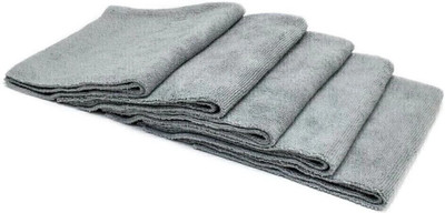 Sheen Microfiber Vehicle Washing  Cloth(Pack Of 5, 300 GSM)