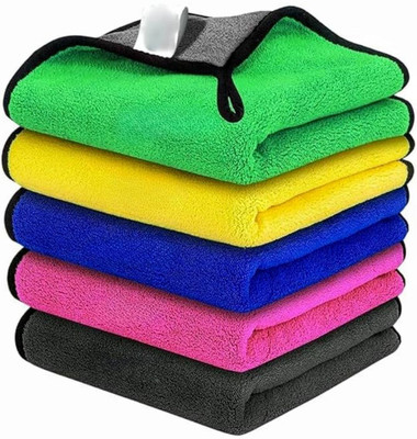 PG Enterprises Microfiber Vehicle Washing  Duster(Pack Of 4, 600 GSM)