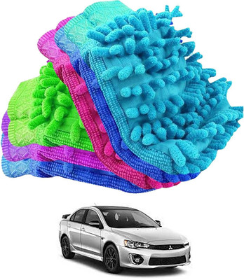 Rhtdm Microfiber Vehicle Washing  Hand Glove(Pack Of 6)