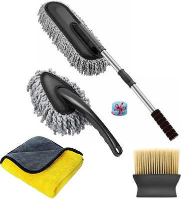 Padchaaya Plastic, Microfiber, Cotton, Brass Vehicle Washing  Duster(Pack Of 4)