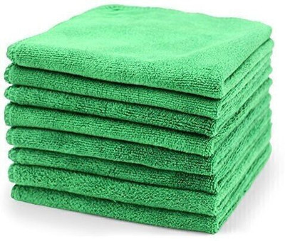 Sheen Microfiber Vehicle Washing  Cloth(Pack Of 8, 300 GSM)