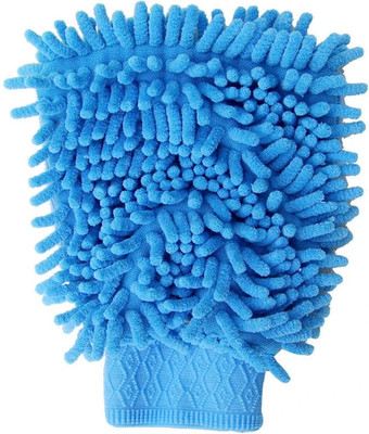 Lumous Microfiber Vehicle Washing  Hand Glove(Pack Of 1, 350 GSM)