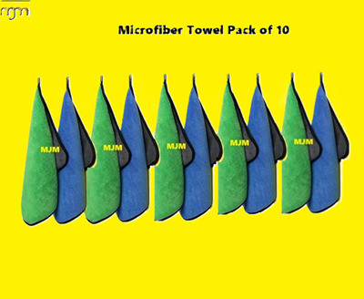 MJM Microfiber Vehicle Washing  Duster(Pack Of 10, 600 GSM)
