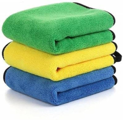 Lamiera Microfiber Vehicle Washing  Cloth(Pack Of 3, 500 GSM)