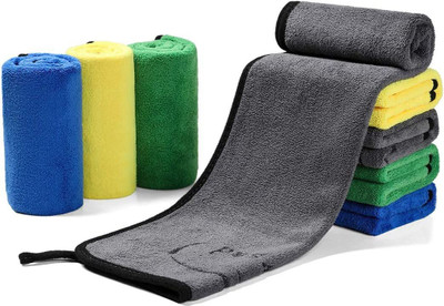 carfrill Microfiber Vehicle Washing  Cloth(Pack Of 5, 800 GSM)