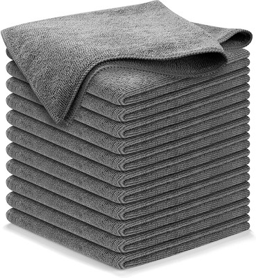 AKAAY Microfiber Vehicle Washing  Cloth(Pack Of 10, 280 GSM)