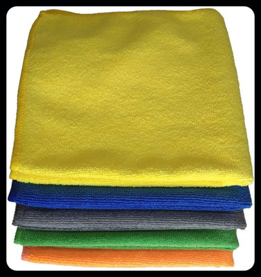 VENTERPRISE Microfiber Vehicle Washing  Cloth(Pack Of 5)
