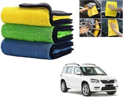 DAANVI Microfiber Vehicle Washing  Cloth(Pack Of 5, 600 GSM)