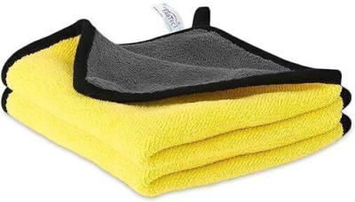 FABTEC Microfiber Vehicle Washing  Cloth(Pack Of 2, 600 GSM)