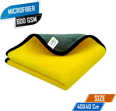 SOFTSPUN Microfiber Vehicle Washing  Cloth(Pack Of 1, 600 GSM)