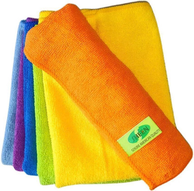 Sheen Microfiber Vehicle Washing  Cloth(Pack Of 5, 300 GSM)