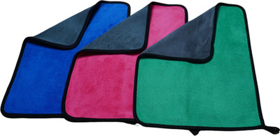 Amonest Microfiber Vehicle Washing  Cloth(Pack Of 4, 800 GSM)