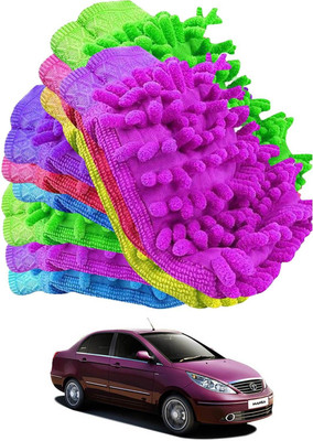 Rhtdm Microfiber Vehicle Washing  Hand Glove(Pack Of 10)